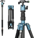 Fotopro 59" Carbon Fiber Travel Tripod, Compact Camera Tripod by Fotopro
