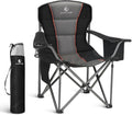 LET'S CAMP Folding Camping Chair Oversized Heavy Duty Padded Outdoor Chair by LETSCAMP