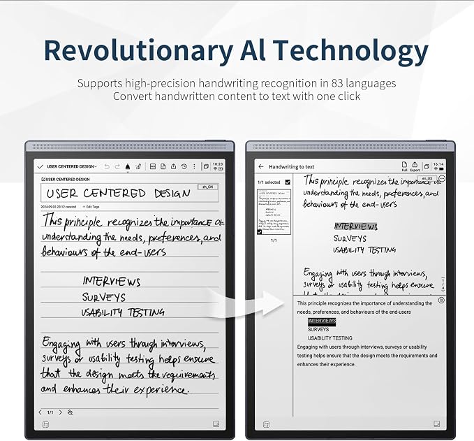 AINOTE Air 2, 8.2-inch AI Note-Taking Tablet E Ink Tablet - Image 3