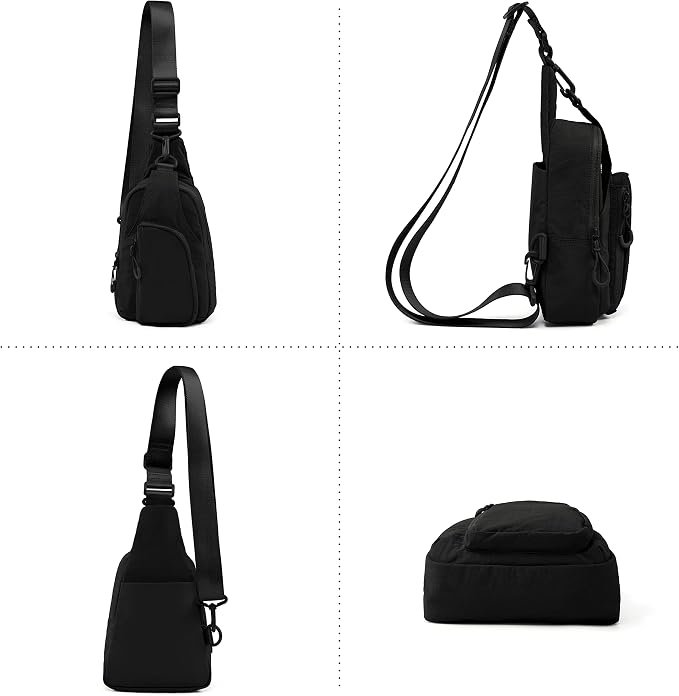 ODODOS Daily Sling Bag with Adjustable Straps Crossbody Chest Bag Lightweight - Image 5