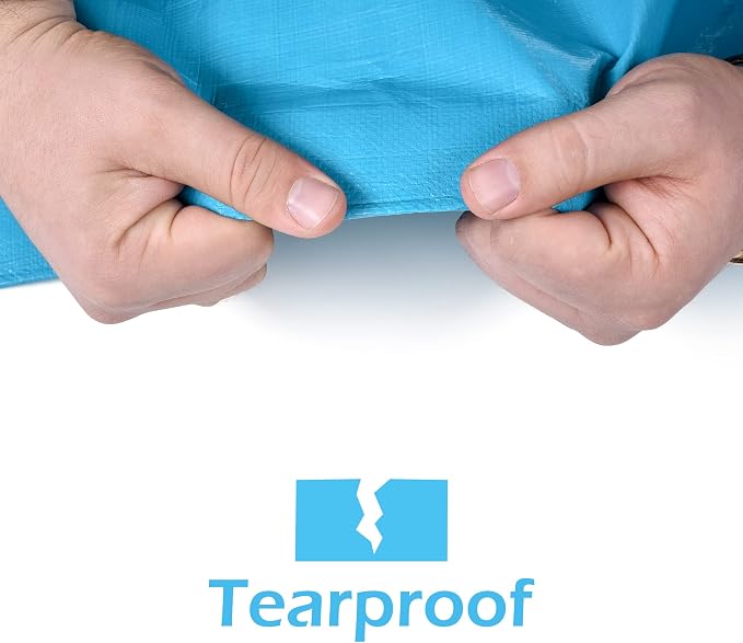 Tarps Heavy Duty Waterproof 12x16-12 mil Thick Camping Tent - Image 5
