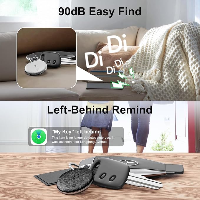 Air Tracker Tags-4 Pack, Smart Tag Work Compatible - Image 4