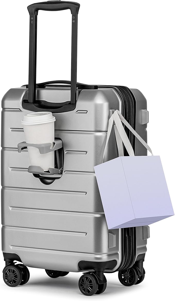 KYME Hardside Expandable Carry On Luggage 22x14x9 Airline Approved 20 Inch by KYME