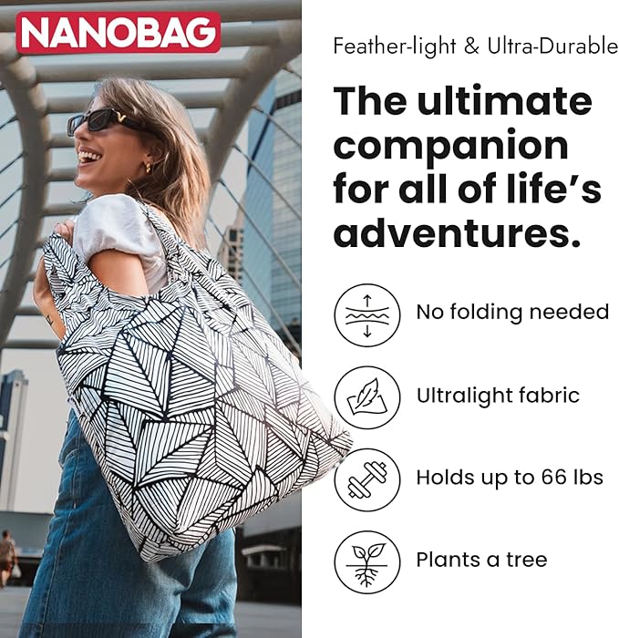 Nanobag Ultra-Lightweight Foldable Tote - Image 3