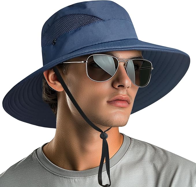 NPQQUAN Ponytail Sun Bucket Hats by NPQQUAN