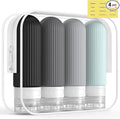 ME.FAN Travel Bottles for Toiletries, TSA Approved 3oz Silicone Journey Size by MEFAN