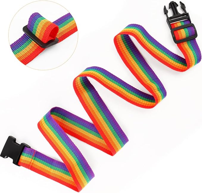 2Pack Luggage Straps Add Bag to Connect Two Suitcases, Adjustable Luggage Belt - Image 2