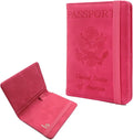 Melsbrinna Premium Leather Passport Holder Covers Case, Waterproof Rfid by Melsbrinna