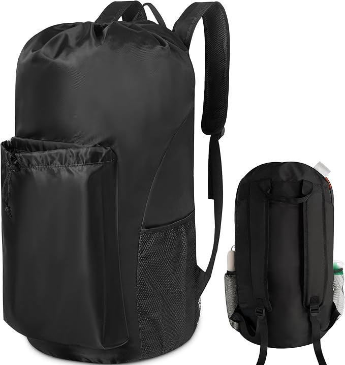 Polecasa Heavy Duty Backpack Laundry Bag, 29 x 13.5 Inches Hamper bag by Polecasa