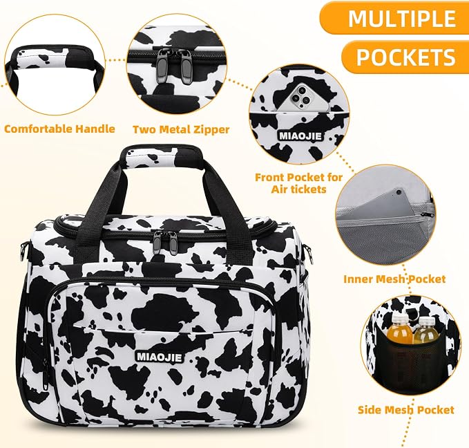 Underseat Carry On Luggage Lightweight Travel Tote Weekender Bag Overnight - Image 4