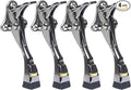 4 Packs Heavy Duty Kickdown Door Stopper, One Touch Adjustable Kickdown Door by ENYZTBI