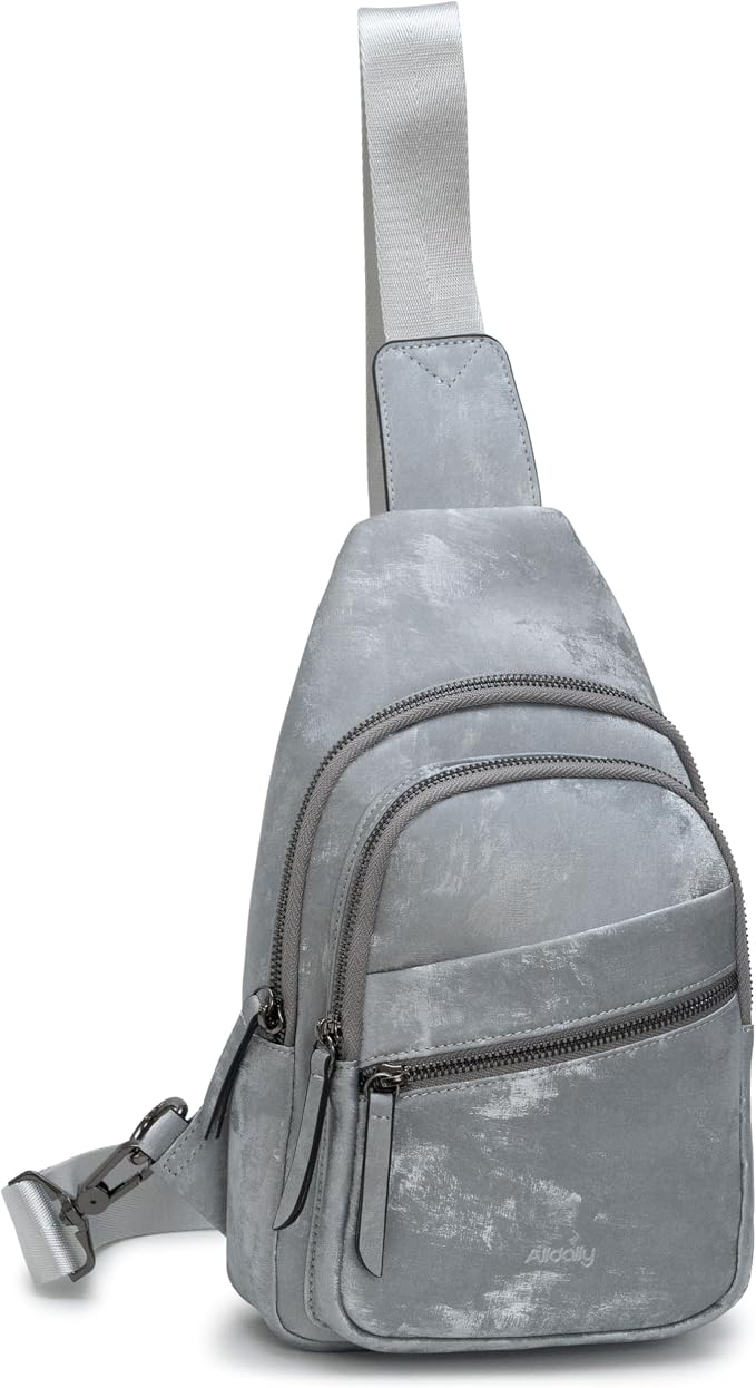 Alldaily Large Sling Bag for Women Crossbody Purse Leather Fashionable Trendy by Alldaily