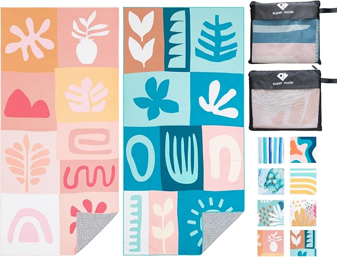 PY SUPER MODE 2 Pack Beach Towel by PYSUPERMODE