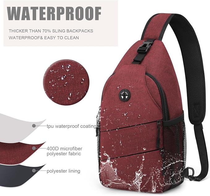 Crossbody Bags for Women Men Trendy Sling Bag Bakpack Casual Chest Bag - Image 4