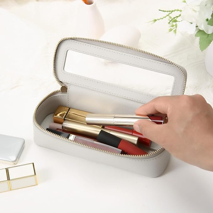 Aveniee Clear Makeup Brush Bag, Slim Brush Holder Cosmetic Case, Small Travel - Image 6