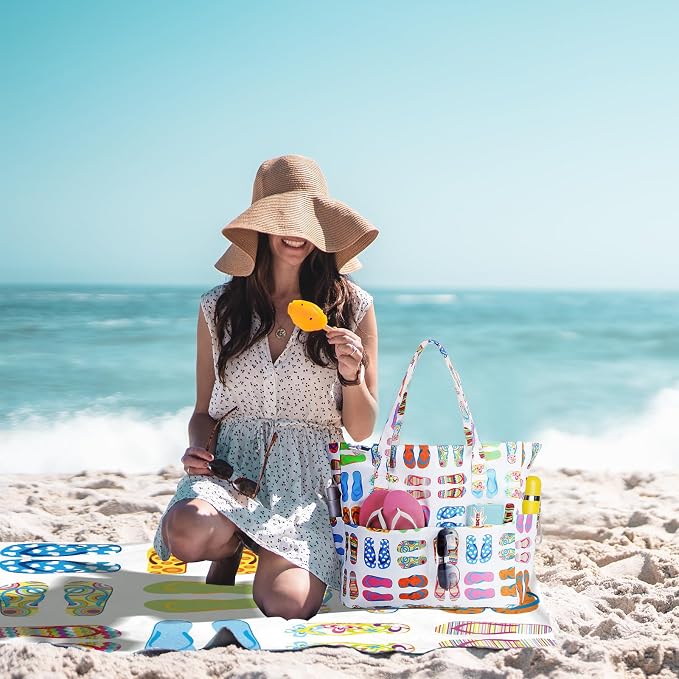 Waterproof Beach Tote Pool Bags - Image 9