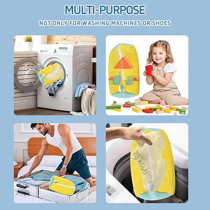 Shoe washing machine bag, Sneaker Laundry Bag - Image 5