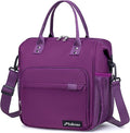 Purple Lunch Box for Women Insulated Lunch Bag Fits Bento Boxes, Snack and Foods by TuErcao