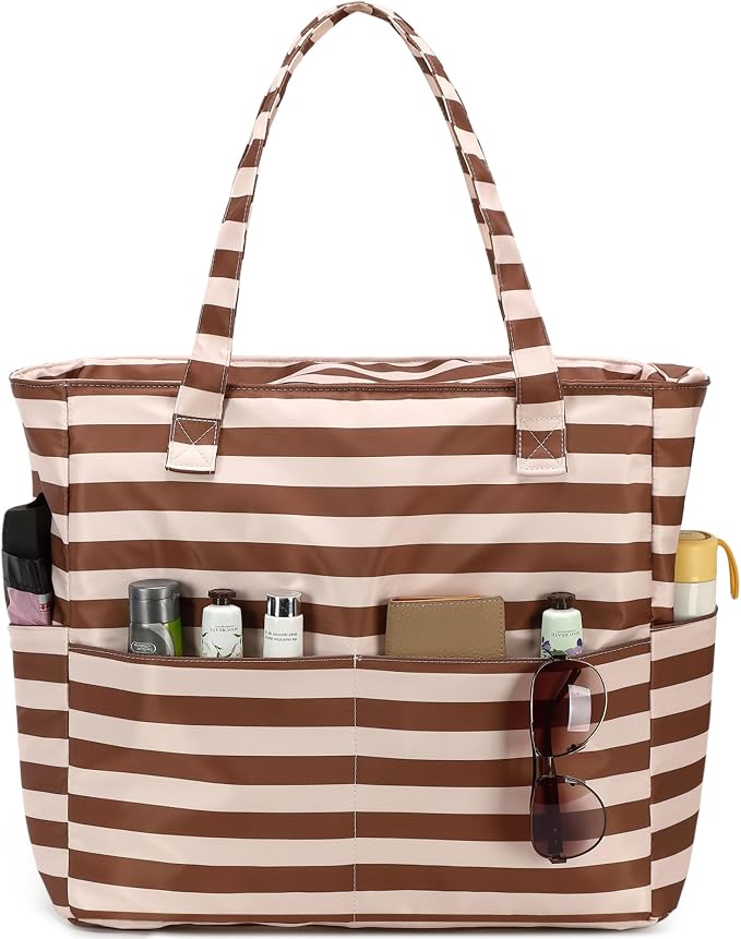 LEDAOU Beach Bag Waterproof Sandproof Women Tote Bag Pool Bag by LEDAOU