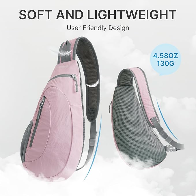 G4Free Sling Bag for Men Women, Small Crossbody Backpack Lightweight Chest - Image 7