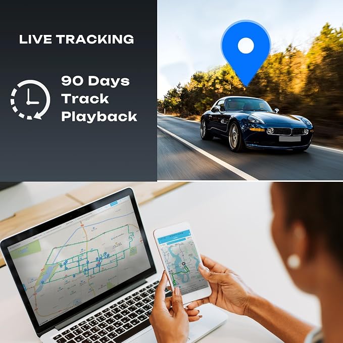 4G LTE GPS Tracker for Vehicles & Cars 90-Day Battery Life, Real-Time Tracking - Image 4