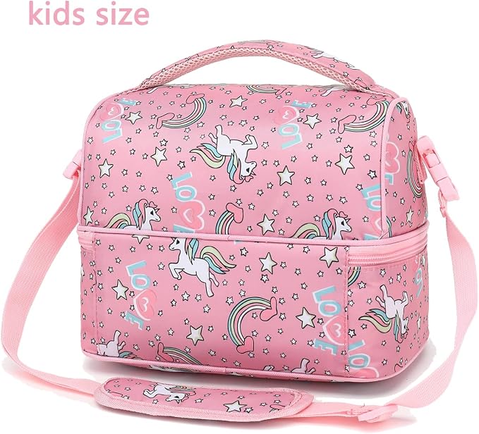 FlowFly Double Decker Cooler Insulated Lunch Bag Large Tote - Image 7