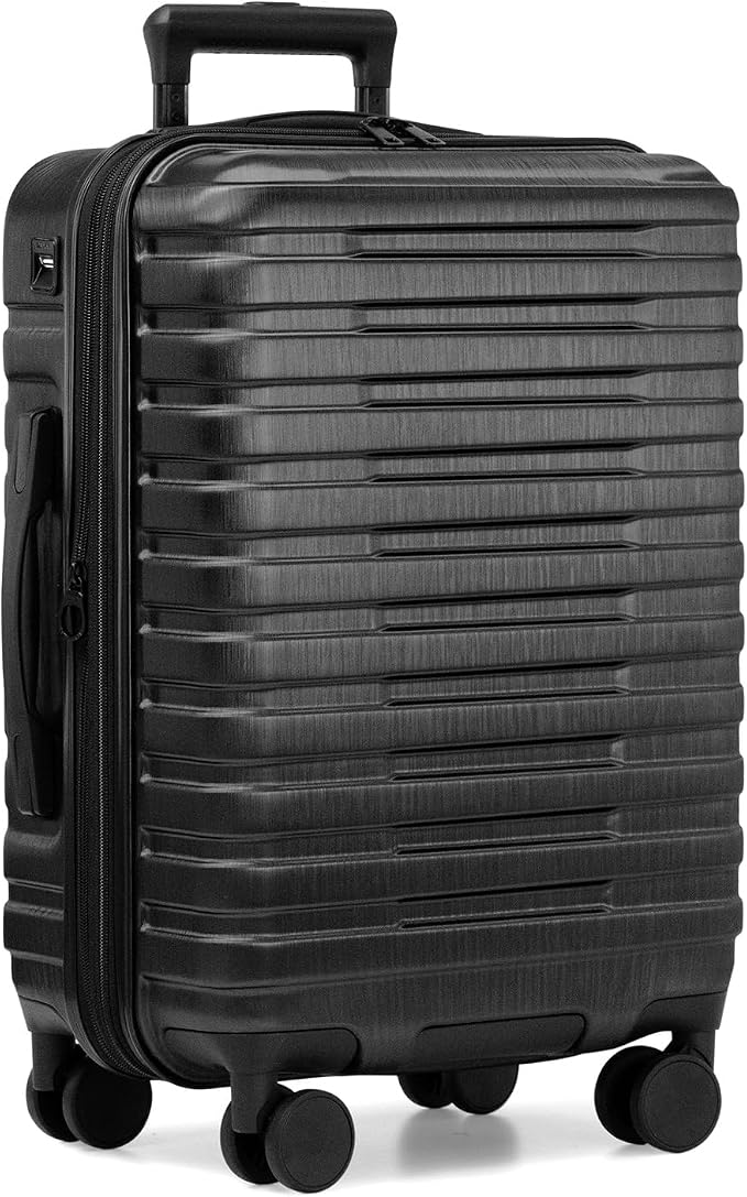 U.S. Traveler Boren Polycarbonate Hardside Rugged Travel Suitcase Luggage by USTraveler