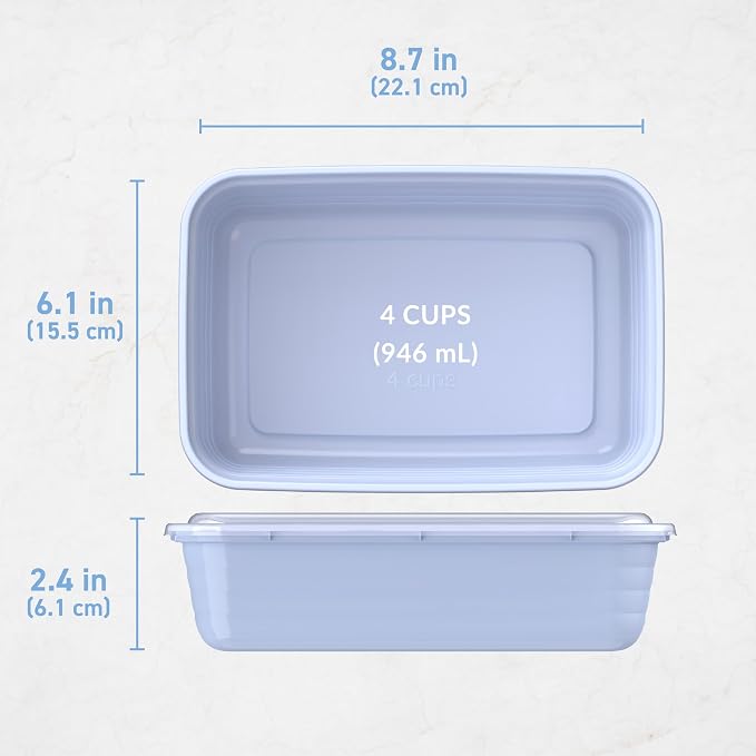 Bentgo 20-Piece Lightweight, Reusable BPA-Free 1-Compartment Containers - Image 7