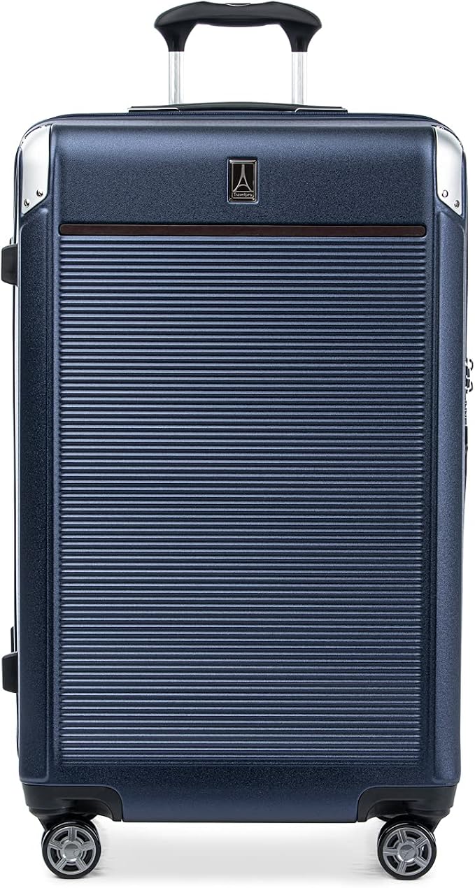 Travelpro Platinum Elite Hardside Expandable Checked Luggage, 8 Wheel Spinner by Travelpro