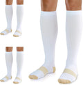 Medical Compression Socks for Women and Men 3 Pairs 20-30 mmHg Knee High by UUSOCKS