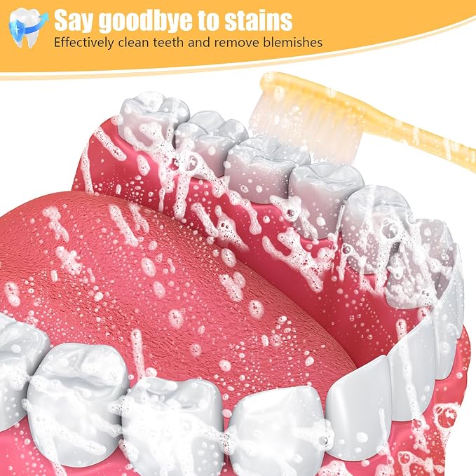 NICEMOVIC 50 Pack Disposable Toothbrushes Bulk - Image 4