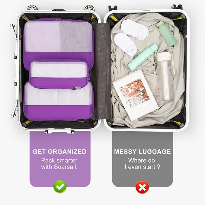 4 Set Compression Packing Cubes - Image 6