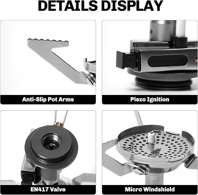 Fire-Maple Backpacking and Camping Stove Series | Outdoor Propane Camp Cooking - Image 4