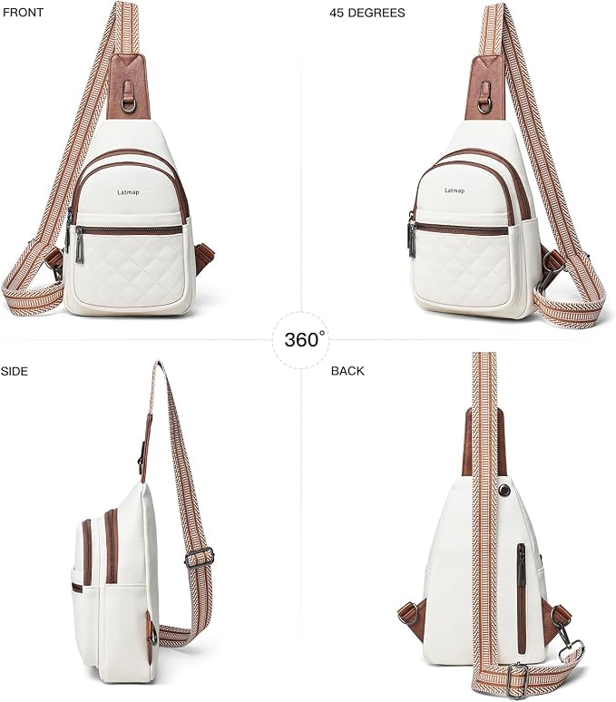 Sling Bag For Women Fanny Pack Crossbody Travel Shoulder Belt Bags Tote - Image 7