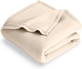 Bare Home Lightweight Polar Fleece Blanket Sand Full/Queen by BareHome