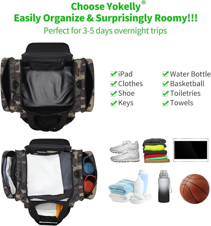 20 inch Sports Duffel Bag - Image 3