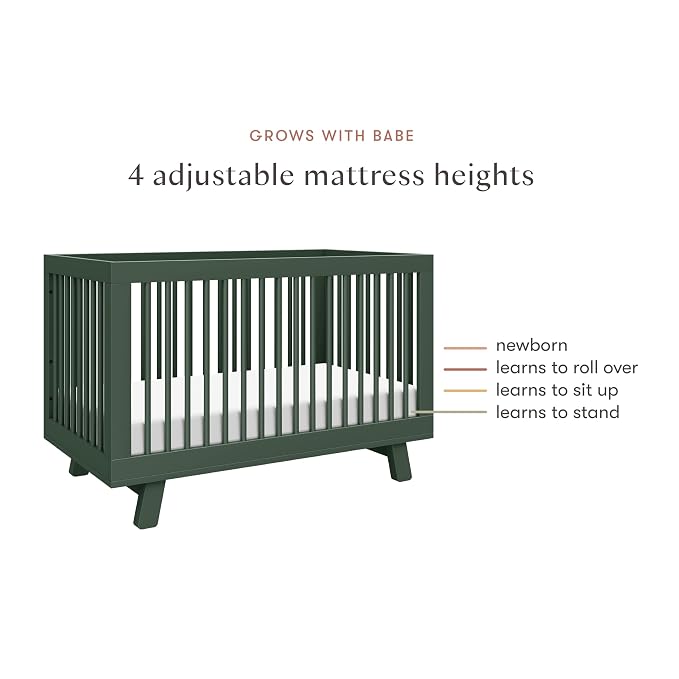 Babyletto Hudson 3-in-1 Convertible Baby Crib - Image 6