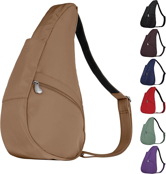 AmeriBag 17" Microfiber Crossbody Sling Healthy Back Bag by AmeriBag
