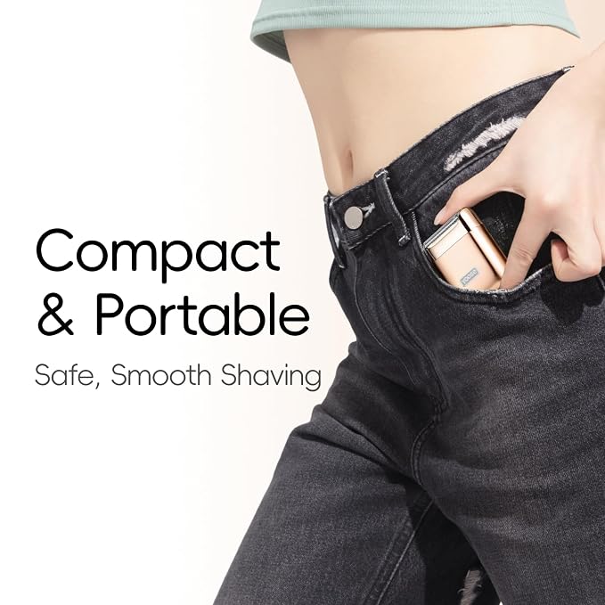 yoose Electric Razors for Women, IPX7 Alloy Body Bikini Trimmer for Women - Image 4