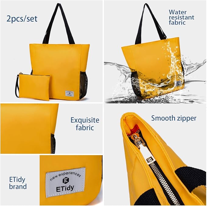 ETidy Large Capacity Foldable Tote Bag - Image 3