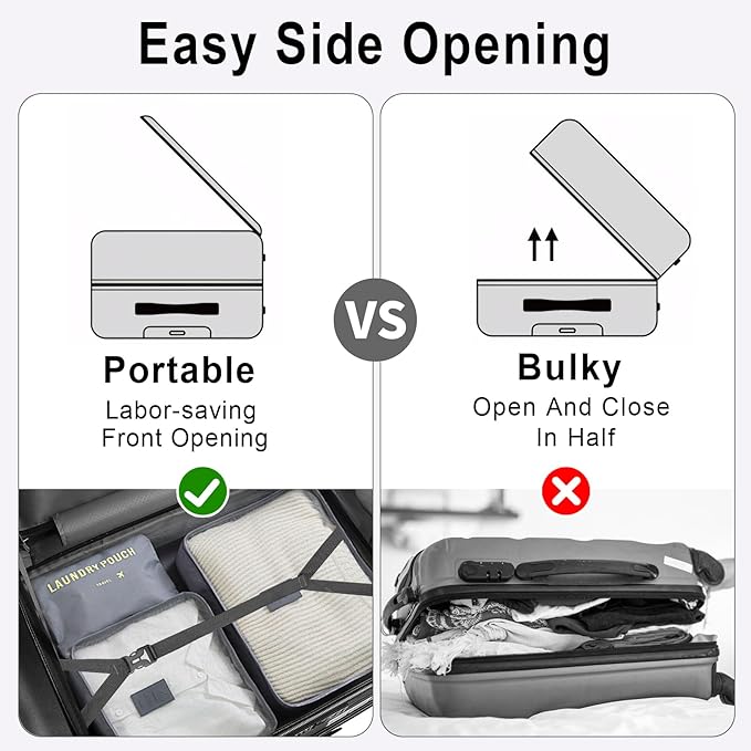 Luggage Sets 3 Piece, ABS Lightweight 20in/24in/28in Luggage, Expandable Carry - Image 4
