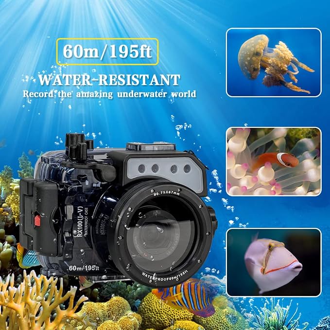 Sea frogs 195FT/60M Underwater Waterproof Camera Diving housing case - Image 8