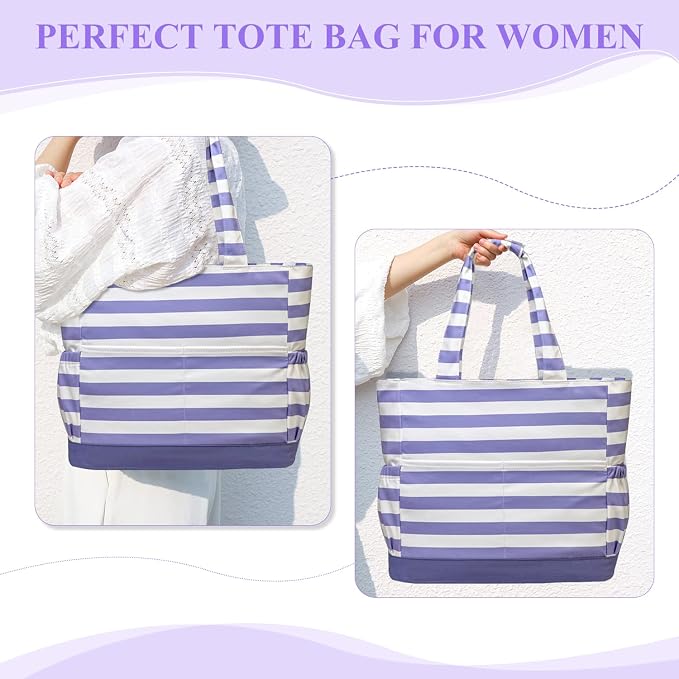 VASCHY Beach Bag for Women, Large Waterproof Sandproof Fold-able Packable Pool - Image 9
