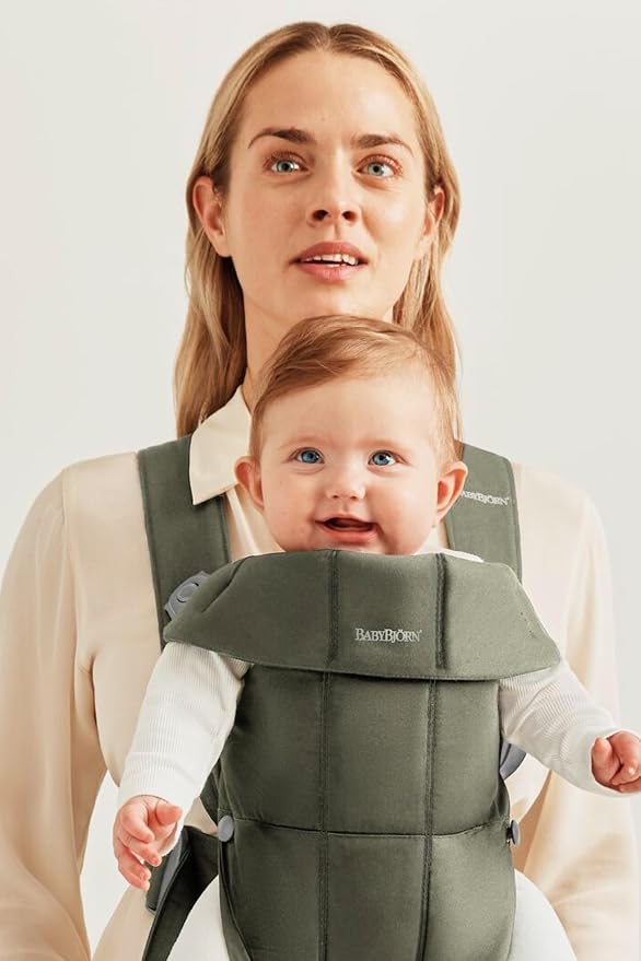BabyBjörn Baby Carrier Mini, Dark Green - Image 2