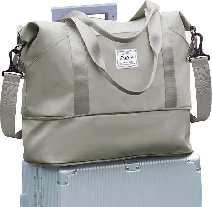 Travel Duffel Bag, Sports Tote Gym Bag, Shoulder Weekender Overnight Bag by WONHOX