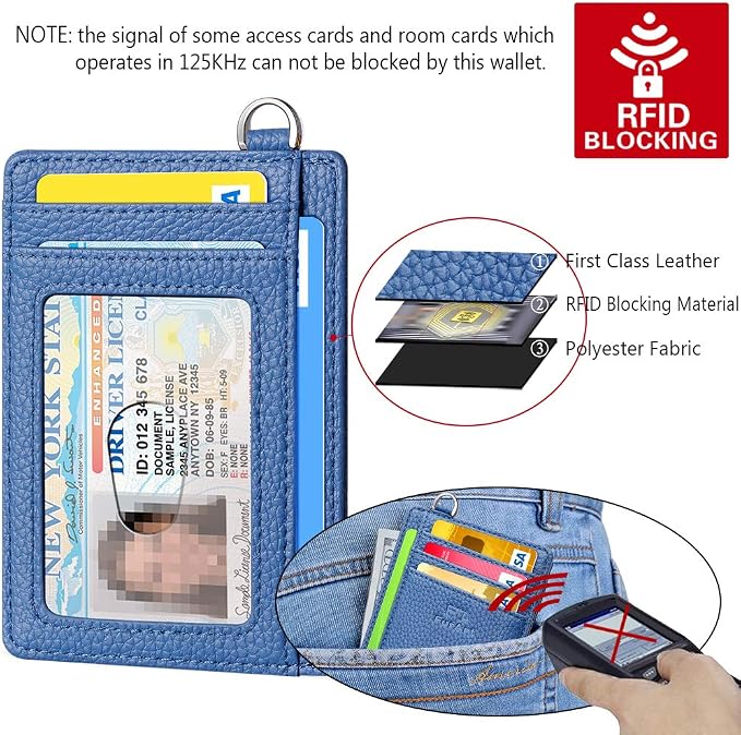 FurArt Slim Minimalist Wallet, Front Pocket Wallets, RFID Blocking, Credit Card - Image 5