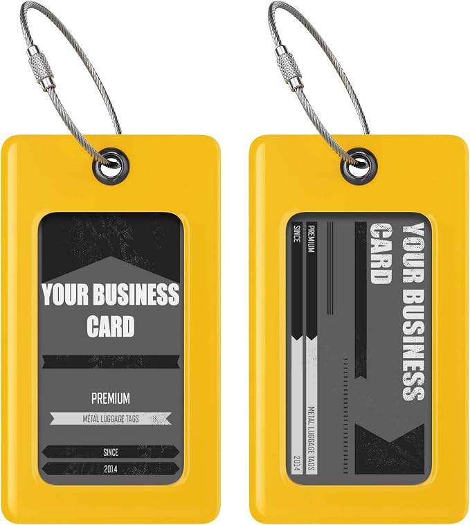 Luggage Tags Business Card Holder by TUFFTAAG by ProudGuy