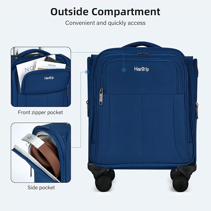 16 Inch Underseat Carry On Luggage - Image 9