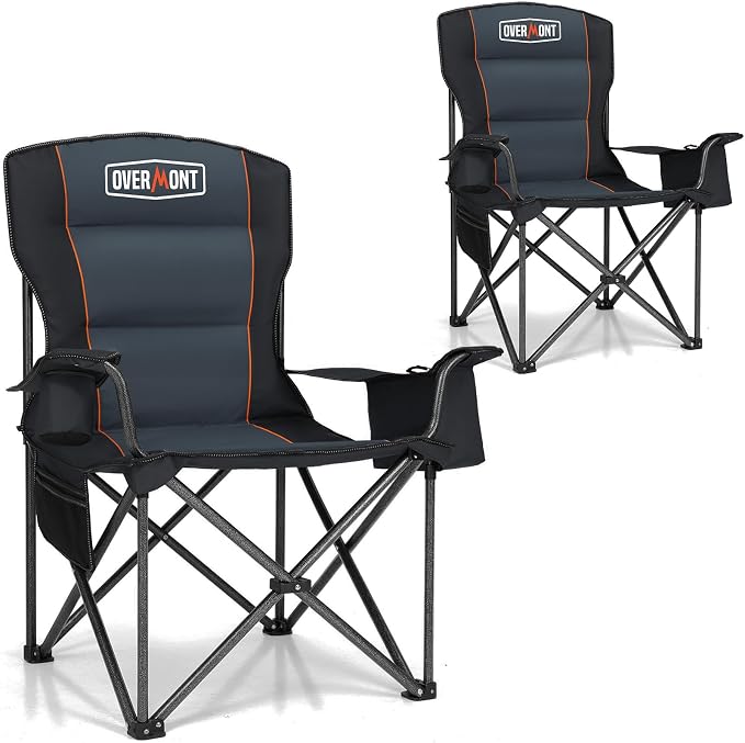Overmont Oversized Folding Camping Chair by Overmont
