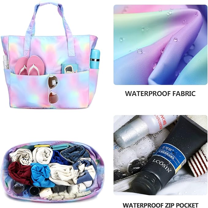 Waterproof Beach Tote Pool Bags - Image 3